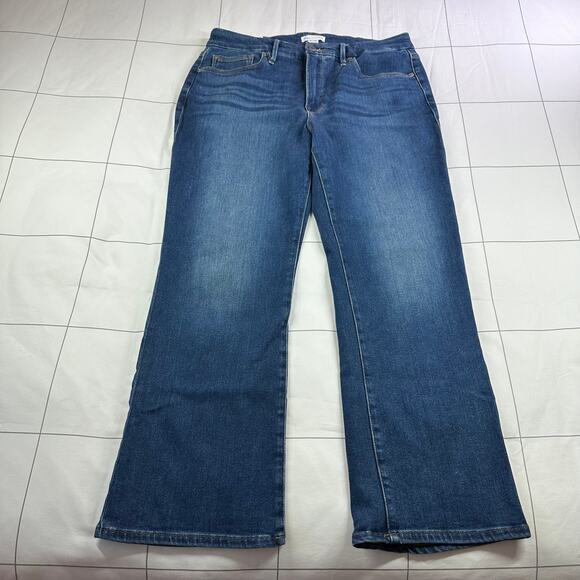 Good American Jeans Womens 30 Blue811 Good Legs Crop Mini Bootcut Stretch Denim - Picture 3 of 13